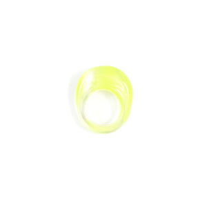 Pale Green/Clear - Chunky Ring